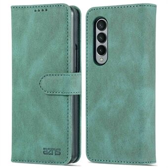 AZNS For Samsung Galaxy Z Fold4 5G PU Leather Wallet Case Magnetic Closure Stand Flip Protective Phone Cover