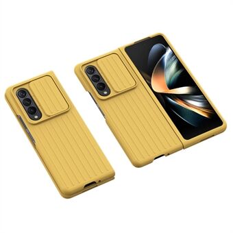 For Samsung Galaxy Z Fold4 5G Shockproof Case Anti-Fall Phone Case Mobile Phone Hard PC Protector with Slide Camera Cover