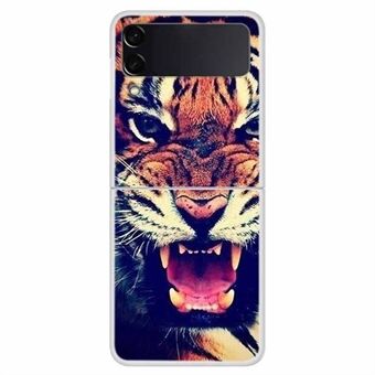 For Samsung Galaxy Z Flip4 5G Pattern Printing Phone Case Drop-proof Hard PC Back Cover