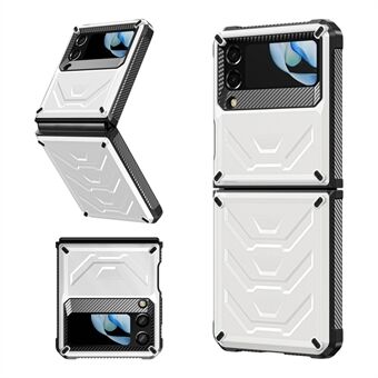 For Samsung Galaxy Z Flip4 5G SM-F721B Rugged Series TPU + PC Folding Phone Case Shockproof Protective Cover