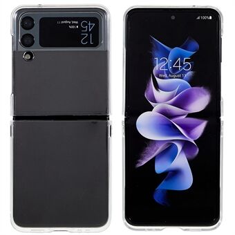 For Samsung Galaxy Z Flip4 5G Ultra Slim Anti-scratch Folding Phone Case Transparent Hard PC Back Cover