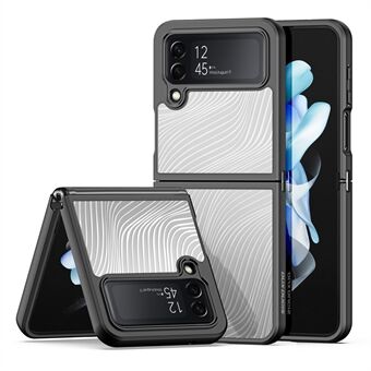 DUX DUCIS Aimo Series for Samsung Galaxy Z Flip4 5G Phone Case TPU+PC Matte Cover (REACH Certification) - Black