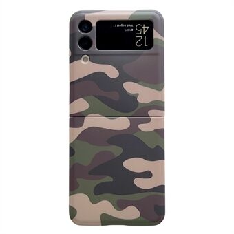 For Samsung Galaxy Z Flip4 5G Camouflage Pattern IMD Phone Case TPU Anti-Scratch Cover