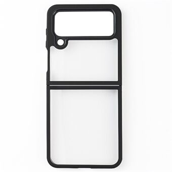 For Samsung Galaxy Z Flip4 5G Anti-Scratch Phone Case TPU + Hard PC Slim-Fit Shell Transparent Phone Cover