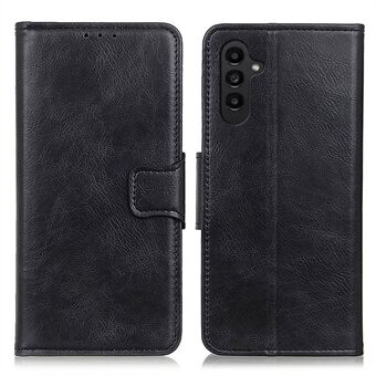 For Samsung Galaxy A14 5G Crazy Horse Texture Wallet Folio Phone Case Full Body Split Leather Magnetic Closure Stand Cover