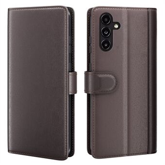 For Samsung Galaxy A14 5G Genuine Split Leather Wallet Case Magnetic Buckle Folding Stand Flip Phone Cover