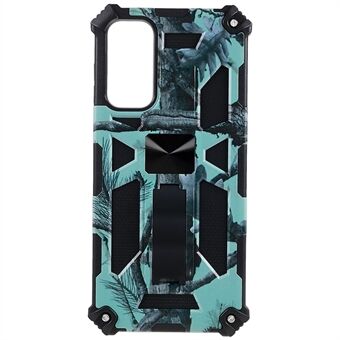 For Samsung Galaxy A14 5G Phone Case with Kickstand, Impact Resistant Camouflage Design PC + TPU Phone Protective Shell