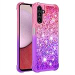YB Quicksand Series-3 Shockproof Case for Samsung Galaxy A14 5G TPU Anti-Fall Phone Case Gradient Color Quicksand Protective Cover