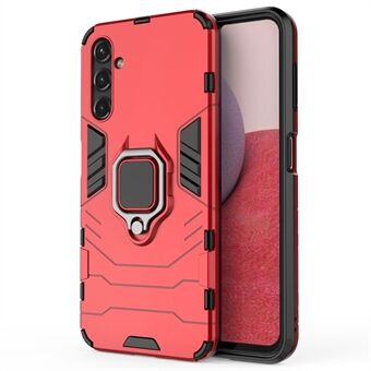 For Samsung Galaxy A14 5G / A14 4G Armor Shockproof Hard PC Soft TPU Ring Holder Kickstand Phone Case Protective Cover