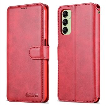 AZNS Drop-proof Phone Case For Samsung Galaxy A14 5G Calf Texture Leather Phone Wallet Cover Stand