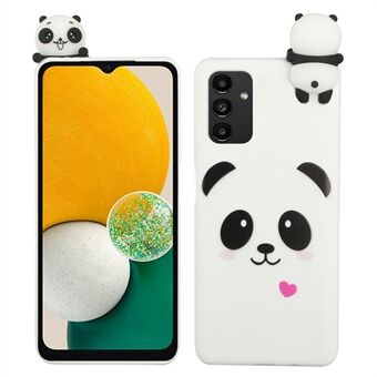 For Samsung Galaxy A14 5G Cartoon Pattern Phone Case 3D Animal Figure TPU+Silicone Smartphone Cover