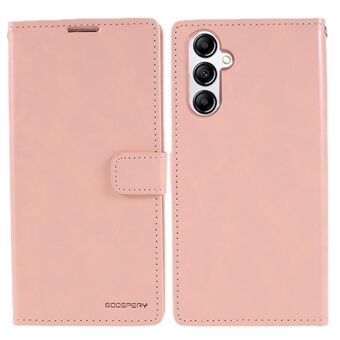 MERCURY GOOSPERY Blue Moon for Samsung Galaxy A14 5G PU Leather Wallet Phone Case Folding Stand Protective Cover