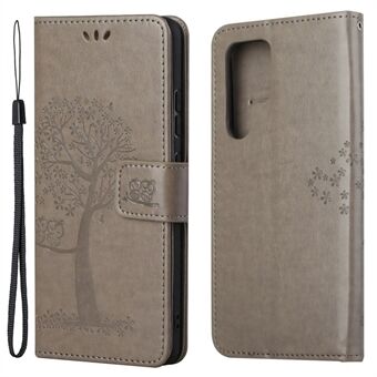 For Samsung Galaxy S23 Ultra Butterfly Flower Imprinted PU Leather Phone Case Wallet Stand Feature Smartphone Cover