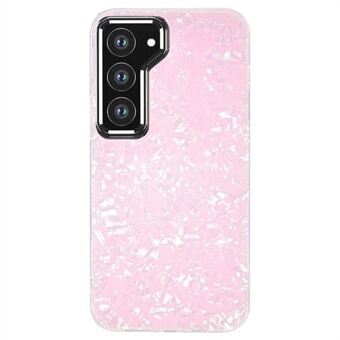 IPAKY For Samsung Galaxy S23 Anti-Scratch Phone Case IMD Acrylic+Soft TPU Shockproof Phone Cover