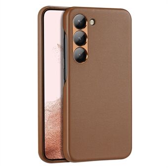 DUX DUCIS For Samsung Galaxy S23 Grit-Series Drop-proof Phone Case PU Leather + PC + Aluminium Alloy Mobile Phone Back Cover