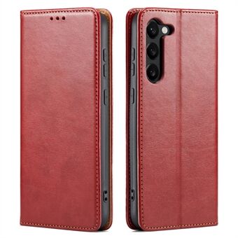 FIERRE SHANN for Samsung Galaxy S23 Phone Stand Case Wallet Protective Leather Phone Cover