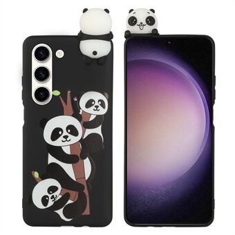 Slim Phone Cover for Samsung Galaxy S23 TPU Case YX Pattern Printed Phone Case with 3D Figure