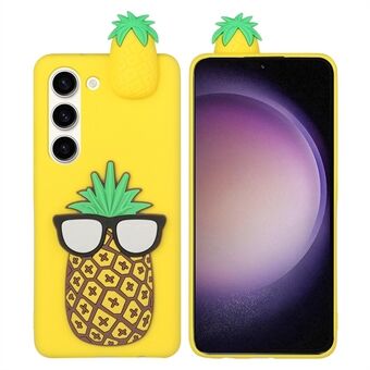 YX Series For Samsung Galaxy S23 Phone Case Cute 3D Cartoon Character TPU+Siliocne Protective Cover