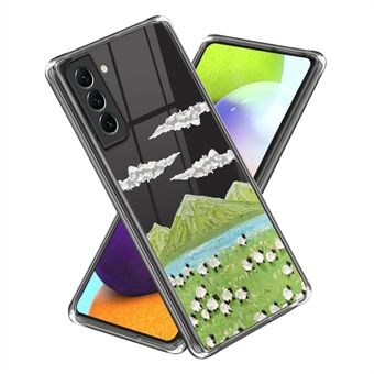 For Samsung Galaxy S23 Pattern Printing Phone Case Ultra Slim TPU Anti-scratch Back Cover