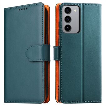 For Samsung Galaxy S23 Magnetic Clasp PU Leather Flip Wallet Case Foldable Stand Phone Cover