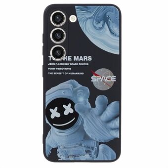 For Samsung Galaxy S23 Phone TPU Case Astronaut Pattern Printing Anti-scratch Phone Cover