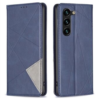 For Samsung Galaxy S23+ BF Imprinting Pattern Series-1 Geometric Imprinted PU Leather Full Protection Cover Magnetic Auto-absorbed Card Holder Phone Stand Case