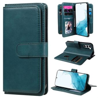 KT Multi-functional Series-1 for Samsung Galaxy S23+ Card Holder Anti-scratch Phone Cover Adjustable Stand PU Leather Protective Phone Case Wallet