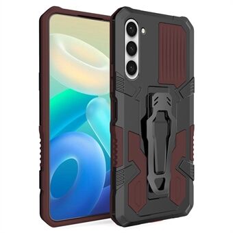 MechWarrior Project for Samsung Galaxy S23+ TPU + PC Shock Absorbing Phone Case Belt Clip Holster Cover with Kickstand