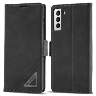 FORWENW F3-Series Anti-fall Phone Cover For Samsung Galaxy S23+ Folio Flip Leather Wallet Phone Case with Stand