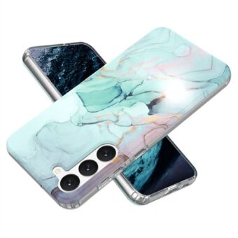 For Samsung Galaxy S23+ GW18 IMD Mobile Phone Back Cover PC+TPU Marble Pattern Phone Case