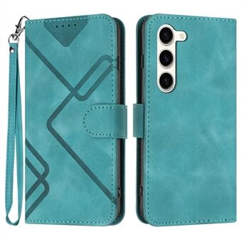 YX0040 For Samsung Galaxy S23+ Imprinted Leather Case Mobile Phone Stand Wallet Cover