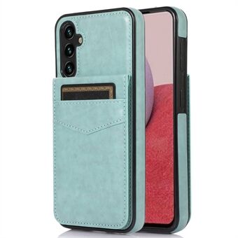 Card Holder Phone Cover for Samsung Galaxy A54 5G  PU Leather Coated TPU Case with Kickstand