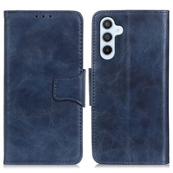 For Samsung Galaxy A54 5G Crazy Horse Texture Book Style Split Leather Phone Wallet Case Magnetic Closure Stand Cover