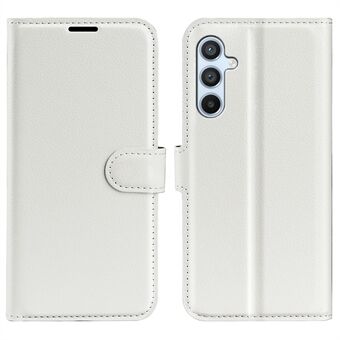 For Samsung Galaxy A54 5G Litchi Texture Anti-drop Cell Phone Cover PU Leather + TPU Folio Flip Magnetic Clasp Stand Wallet Phone Case