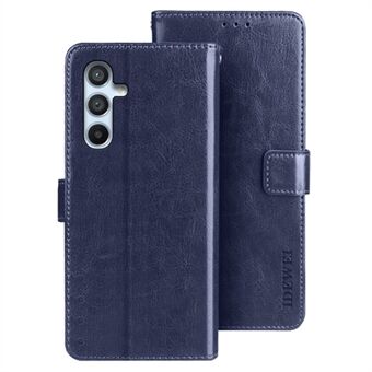 IDEWEI For Samsung Galaxy A54 5G Shockproof Flip Phone Wallet Case Stand Crazy Horse Texture PU Leather Phone Cover