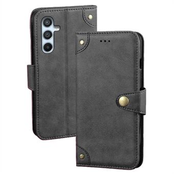 IDEWEI For Samsung Galaxy A54 5G Fine Texture TPU+PU Leather Phone Case Wallet Stand Magnetic Closure Shockproof Cell Phone Cover