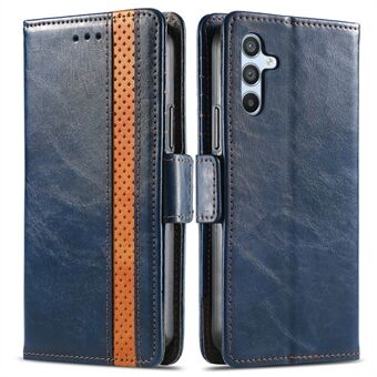 CASENEO 002 Series for Samsung Galaxy A54 5G PU Leather RFID Blocking Wallet Stand Case Business Splicing Style Magnetic Clasp Phone Cover