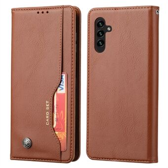 PU Leather Case for Samsung Galaxy A54 5G, Outer Card Slot Magnetic Wallet Stand Phone Cover