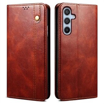 For Samsung Galaxy A54 5G PU Leather Phone Wallet Case Waxy Crazy Horse Texture Stand Cell Phone Cover