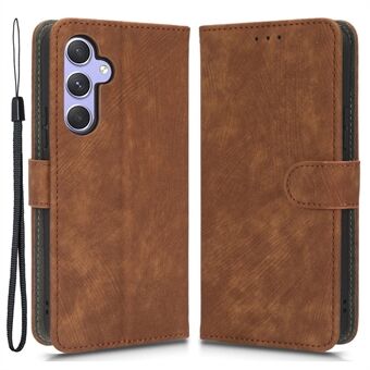 For Samsung Galaxy A54 5G RFID Blocking Wallet Case PU Leather Stand Magnetic Phone Cover with Strap