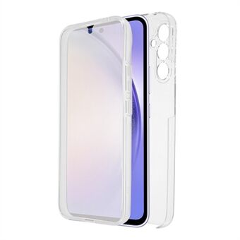 For Samsung Galaxy A54 5G Full Protection Anti-drop Shell TPU Frame + Acrylic Back + PET Front Cover Clear Phone Case