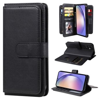 KT Multi-functional Series-1 for Samsung Galaxy A54 5G Flip Cover 10 Card Slots Stand Leather Wallet Phone Case