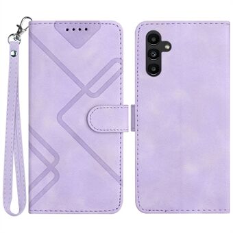 YX0040 For Samsung Galaxy A54 5G Cell Phone Case Imprinted Pattern PU Leather Stand Cover Wallet