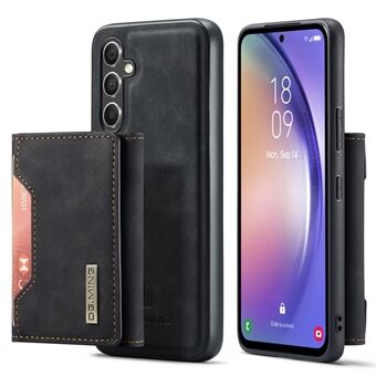 DG.MING M2 Series for Samsung Galaxy A54 5G PU Leather Coated PC+TPU Phone Case Detachable Wallet Back Kickstand Cover
