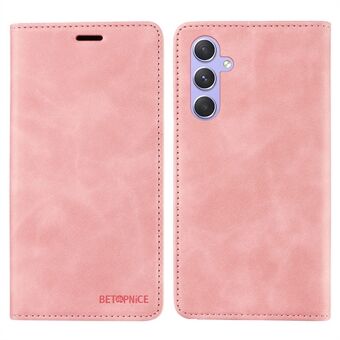 BETOPNICE 003 Phone Stand Cover For Samsung Galaxy A54 5G , Anti-Dust Wallet RFID Blocking PU Leather Case