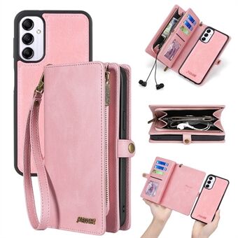 MEGSHI 017 Series For Samsung Galaxy A54 5G Zipper Wallet Leather Case Magnetic Detachable Phone Cover