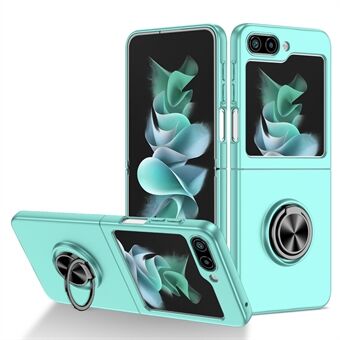 For Samsung Galaxy Z Flip5 5G Hard PC Phone Case Ring Kickstand Cover Support Magnetic Car Mount