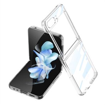 GKK For Samsung Galaxy Z Flip5 5G Electroplating Plastic Phone Case Anti-Scratch Folding Phone Cover Shell