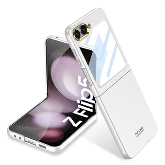GKK For Samsung Galaxy Z Flip5 5G Shockproof Case Hard PC Phone Case with Tempered Glass Film