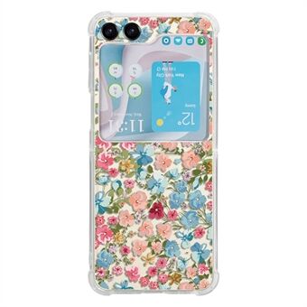 For Samsung Galaxy Z Flip5 5G TPU Reinforced Corners Phone Case Pattern Printing Phone Cover
